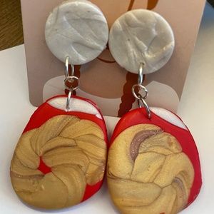 Introducing to our stunning collection of geometric polymer clay earrings